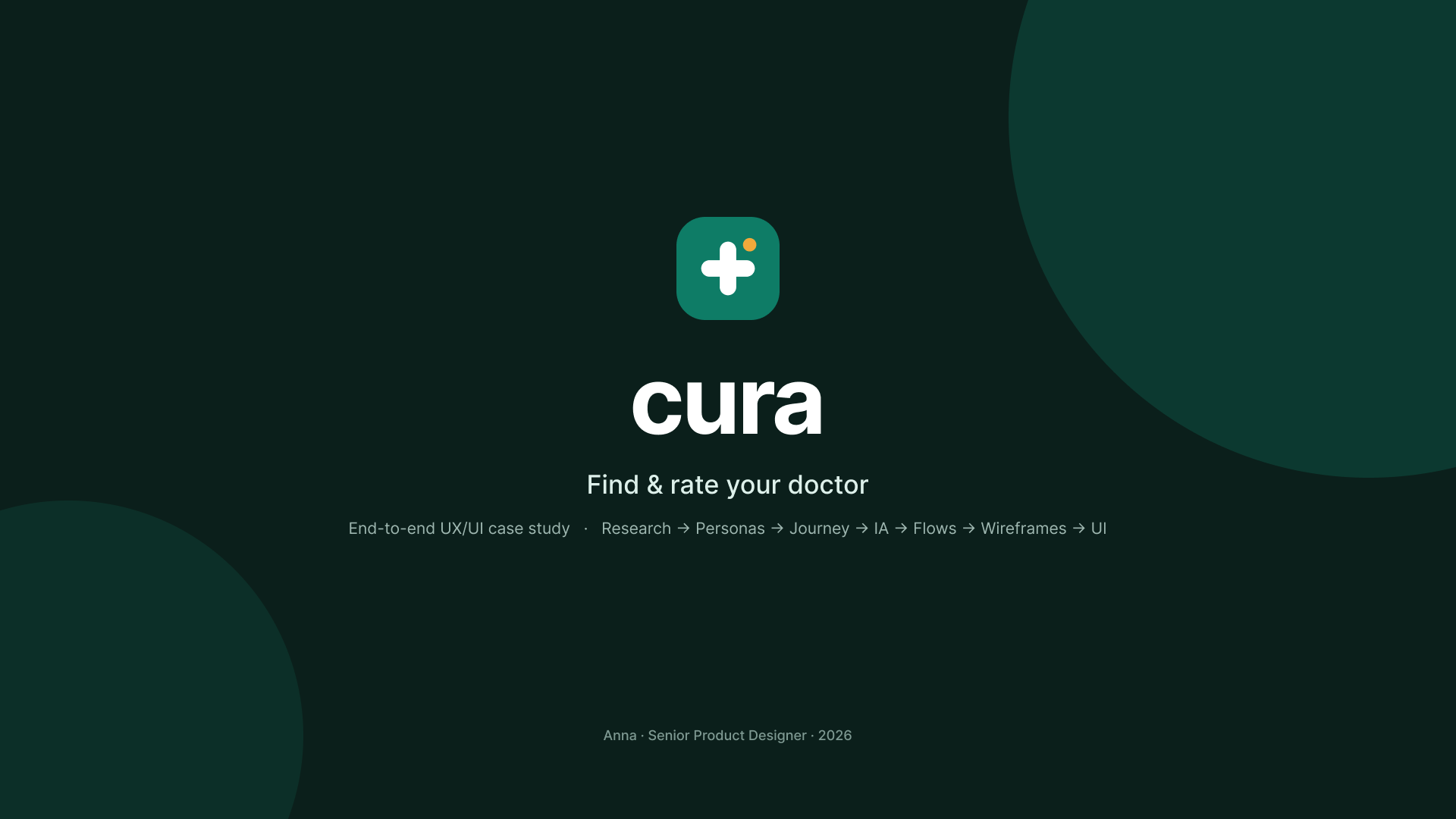 Cura — Find & rate your doctor, case study cover
